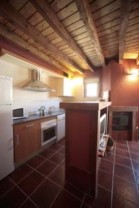 Salón, cocina, barra